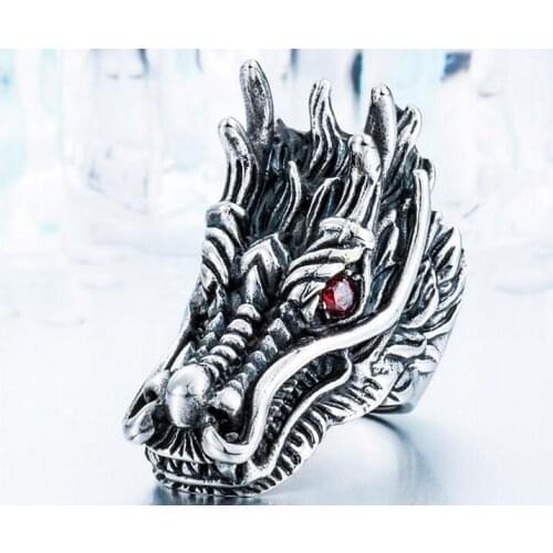 Titanium Jewelry domineering personality metrosexual man man leading Dragon Ring