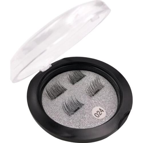 YSDO Magnetic Mink Lashes 1 Pair Magnetic EyeLashes Natural Hair Mink Lashes 3D Mink Fake Lash 100% Dramatic EyeLashes Fluffy