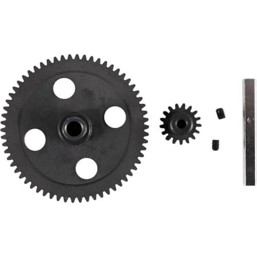 Spur Diff Main Gear 62T Reduction Gear 0015 for WLtoys 12428 12423 1/12 RC Car Crawler Short Course Truck Upgrade Parts