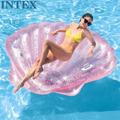 0.30mm Plastic Material Pink Shell Inflatable Floating Row