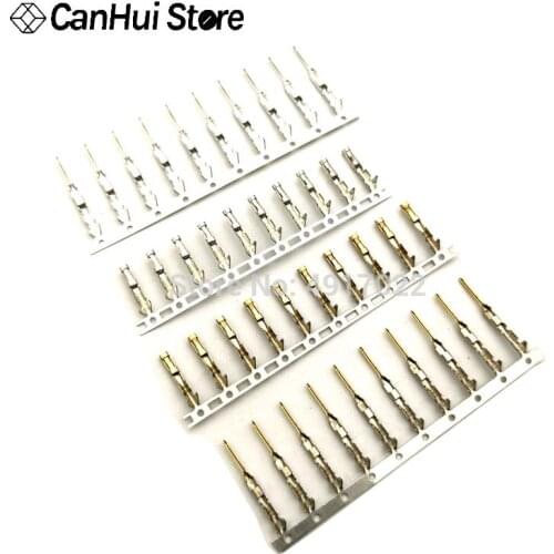 2,54mm Dupont reed Dupont Jumper Draht 2,54 Dupont languette Stecker Terminal Pins Crimp Femal Männlichen Pin Gold und Zinn besc