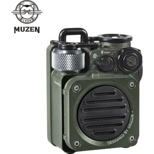 Retro Bluetooth 5.0 Wireless Speaker Outdoor Waterproof All-metal Birthday Present Creative Christmas Gift