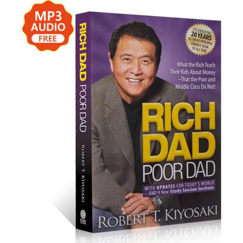 Rich Dad Poor Dad by Robert Kiyossaki Personal Finance Children Books Financial Intelligence Enlightenment Education book