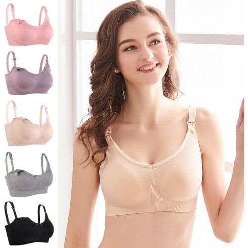 Nursing Bra Maternity Breastfeeding Bra Prevent Sagging for Pregnant Women Underwear Breast Feeding Bra