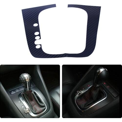 CITALL Carbon Fiber Car Auto Gear Shift Knob Panel Sticker Decal Fit For VW Volkswagen Golf MK6 GTI R20 LHD Car Styling