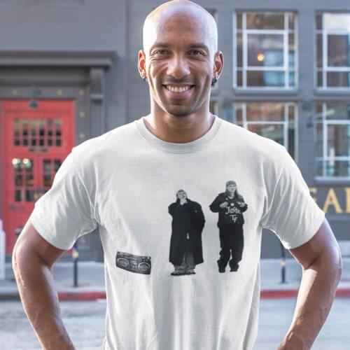 Dogma T Shirt Jay And Silent Bob At The Quick Stop T-Shirt Cotton Summer Tee Shirt Awesome Short Sleeve 6xl Men Graphic Tshirt