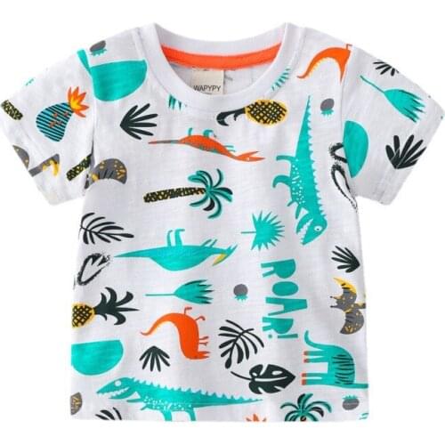 Summer Boys T-shirt Kids Baby Casual Top Childrens Clothing