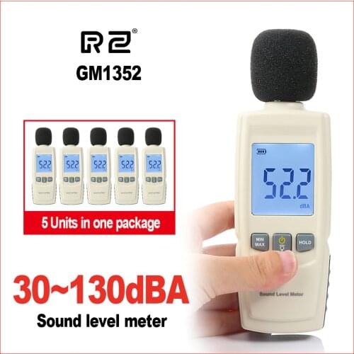 RZ Mini Sound level meters Decibel meter logger Noise Audio detector Digital Diagnostic-tool Automotive Microphone GM1352