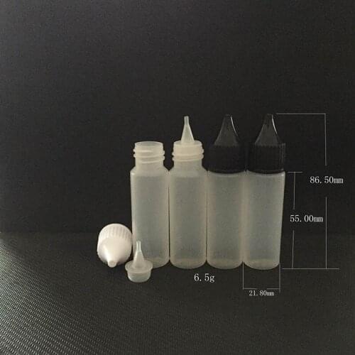 15ml Refillable Bottle Plastic Bottle E Liquid Bottles with Child Proof Caps Dropper Tip Empty Pen Style Bottle