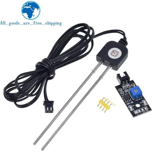 Soil Moisture Detector Module Soil Humidity Sensor Meter Hygrometer Water Tester Corrosion Resistance Probe DC 3.3-12V