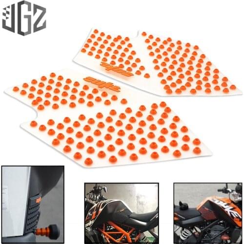 Motorcycle 3D Rubber Anti-slip Stickers Gas Fuel Oil Tank Pad Protector Glue for KTM DUKE 125 200 390 2013 2014 2015 2016 2017