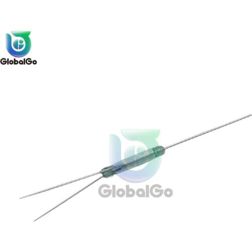 N/O 3 pin Reed Switch Magnetic Switch 2.5X14MM Normally Open Closed Magnetic Induction Switches Home Electrical Accessories