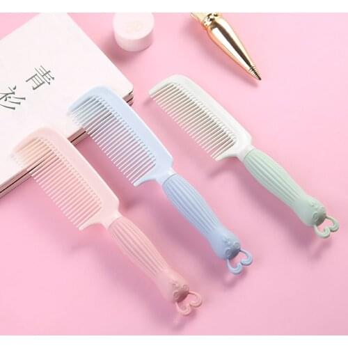 Version Of The New Cartoon Rabbit Comb Cute Student Girl Anti-static Adult Children Plastic With Portable Hair Comb