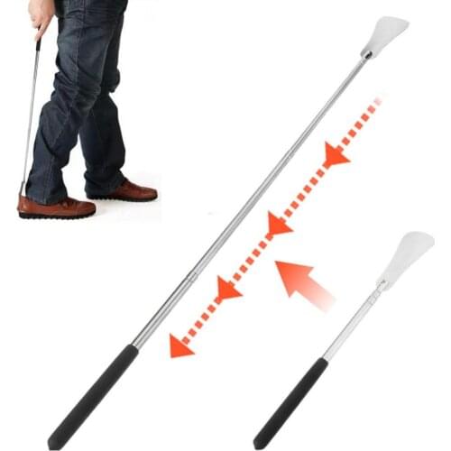 Metal Shoe Horn Long Handle For Seniors, Shoe Horns For Boots, Extra Long Shoe Horn for Kids, 25