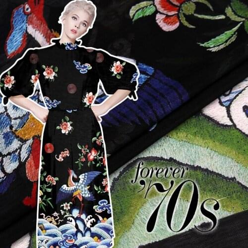 Chinese style printing silk linen fabric crisp dress linen fabric breathable silk fabric for dress wholesale linen cloth