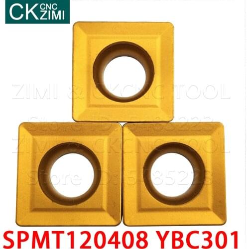 SPMT120408 YBC301 SPMT 120408 YBC301 Carbide Inserts Cutting tools Square corn Milling inserts CNC Metal lathe tools for Steel