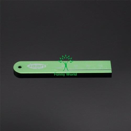 Dental Instruments Endo Rulers Span Measure Scale Endodontic ALUMINIUM 4pcs Green