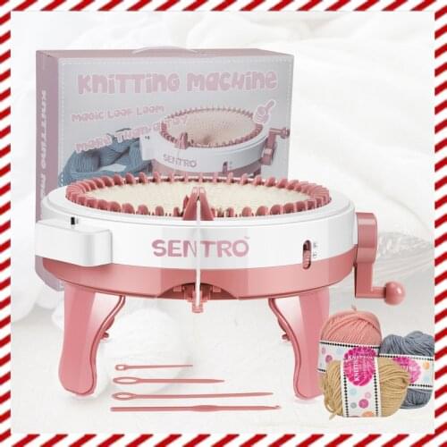 48 Needle Cylinder Wool Loom Knitting Scarf Sweater Hat Socks Lazy Handicrafts Children Adult Handmade Wool Knitting Machine