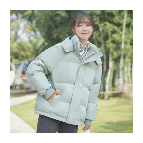 Womens Popular Winter Jacket Thickened Warm Parka Womens Warm Korean Loose 2020 Short Hooded Cotton Jacket De Mujer Q82