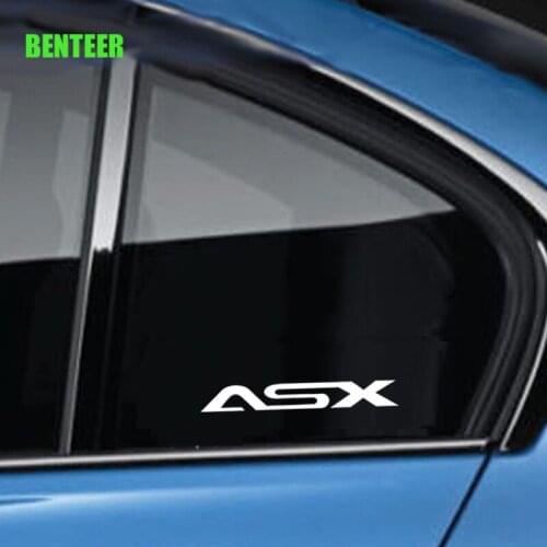 2pcs KK car side windows sticker car exterior decoration sticker For MITSUBISHI ASX Car Accessories