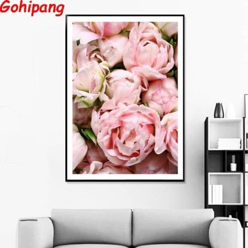 Atfipan No Framed Flower Posters And Prints Canvas Painting Nordic Wall Art Canvas Wall Pictures For Living Room Home Decor