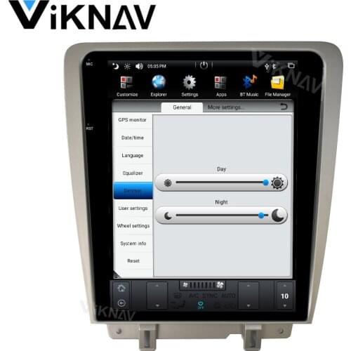 2 din android car radio for Ford Mustang 2010 2011 2012 2013 2014 multimedia player GPS navigation stereo receiver screen 12.1