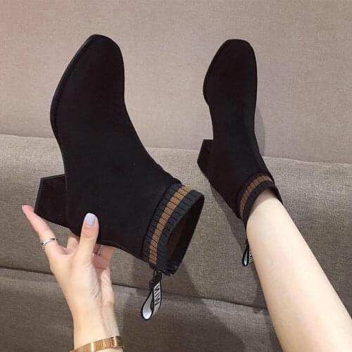 Metal Blade Heels Socks Boots Women Stretch Fabric Elastic Stilettos Heel Pointed Toe Ankle Boots Shoes zapatillas mujer998