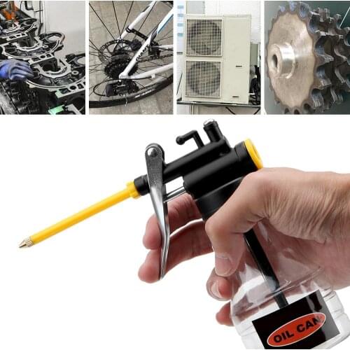 300ml High Pressure Dispenser Flexible Gun Oil Pump Tank Hand Tool Oiler Cleaning Oil Tank Oil Filling Equipment
