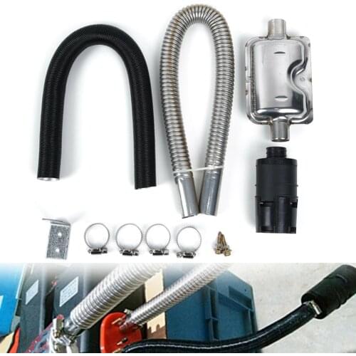 Diesel Parking Heater 24mm Exhaust Silencer 25mm Filter Heater Ducting Pipe Hose Line For Webasto/Eberspacher
