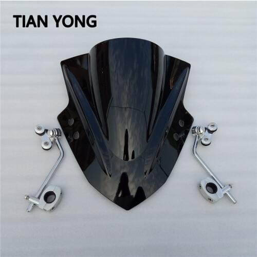 For KTM 990 SUPER DUKE R 990DUKE SM R High Quality Modification Windshield Bubble Wind Deflectore With support frame Spoiler