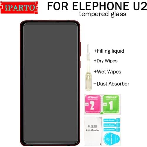 ELEPHONE U2 Tempered Glass 100% Good Quality Premium 9H Screen Protector Film Accessories for ELEPHONE U2 (Not 100% Covered)