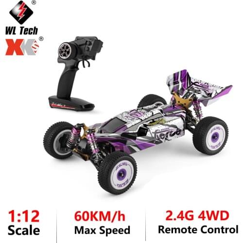 Wltoys XKS 124019 1/12 2.4GHz RC Racing Car 60Km/h High Speed RC Buggy 4WD 550 Motor RC Off-Road Drift Car RTR VS 12428