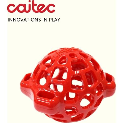 CAITEC Dog Toys Hollow Feeding Ball Foraging Toy Soft Durable Springy Floatable Suitable for Small Medium Large Dogs