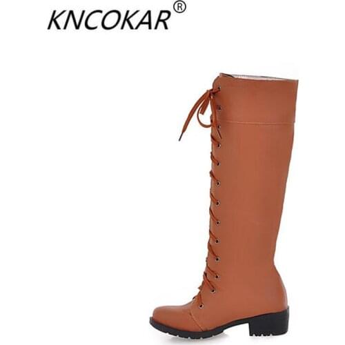 KNCOKAR2018 Knights of restoring ancient ways the autumn/winter boots with sexy boots boots Martin boots with British fashion