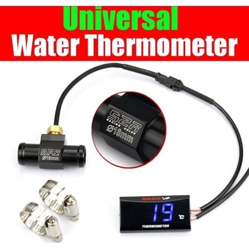 Motorcycle KOSO Water Temperature Meter For XMAX250 XMAX 300 NMAX Z900 CB 400 CB500X Sensor Water Temp Adapter Scooter Racing