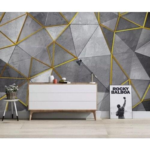 Custom mural wallpaper 3D Nordic abstract geometric living room background wall painting