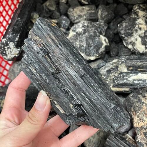 Natural rare green tourmaline stone rough ore crystal, beautiful crafts home decoration