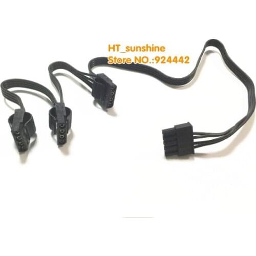 PCI-E 5pin male 1 to 3*IDE molex 4pin Power Supply Splitter Extension Cable 4p Power Port Multiplier for Cool master 1200w pro