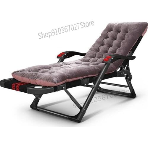 Folding Chair Lunch Break Nap Chair Camp Bed Simple Dual-use Single Office Rest Nap Artifact Bed