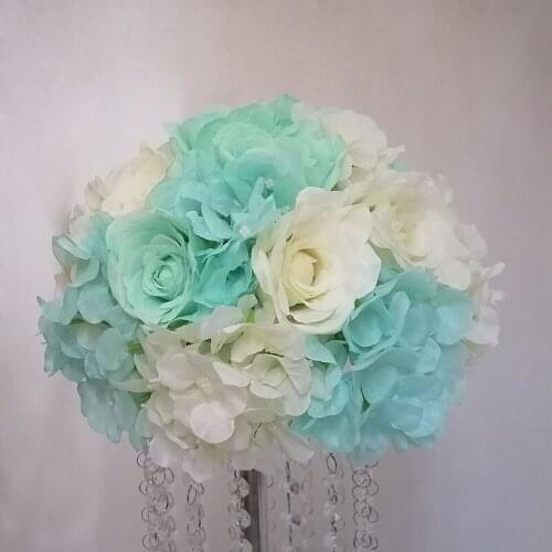 Wedding road lead artificial flower ball wedding table flowers centerpiece flower balls decoration