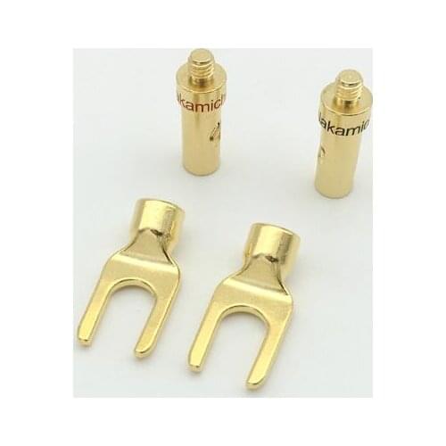 High Quality 4pcs/lot Y style copper RC Battery Gold-plated Bullet Banana Plug Bullet Y style Banana Connector