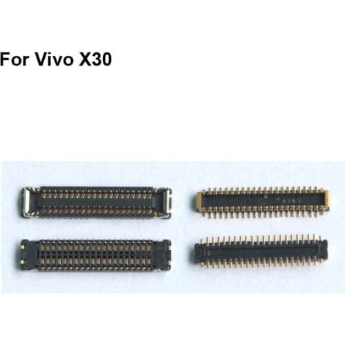2pcs For Vivo X30 LCD display screen FPC connector For Vivo X 30 logic on motherboard mainboard VivoX30