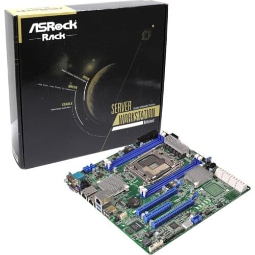 ASRock Rack EPC612D4U, Yongqing workstation server board, LGA 2011 E5