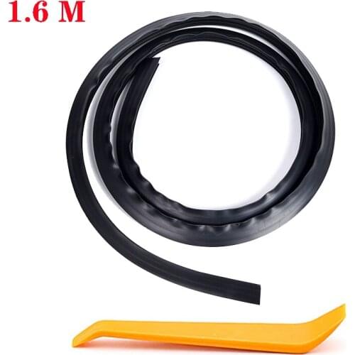 Car Rubber Sound Seal Strip Dashboard Sealing Strip 1.6M U Type Universal for Lexus ES250 RX350 330 ES240 GS460 CT200H CT DS LX