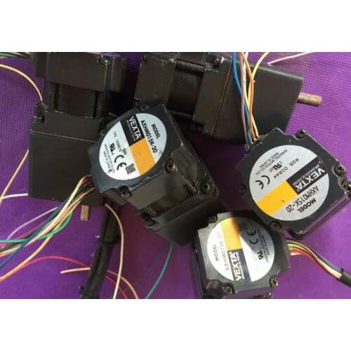 AXHM015K-20（20：1） stepper motor , used in good condition . 80% appearance new , good working , free shipping