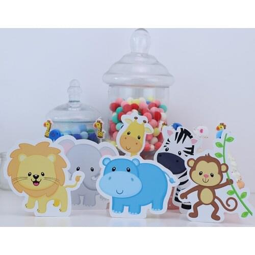 Safari Animal Theme Table Centerpiece Woodland Animal Decorating Centerpiece Baby Shower Birthday Party Decorations Supplies