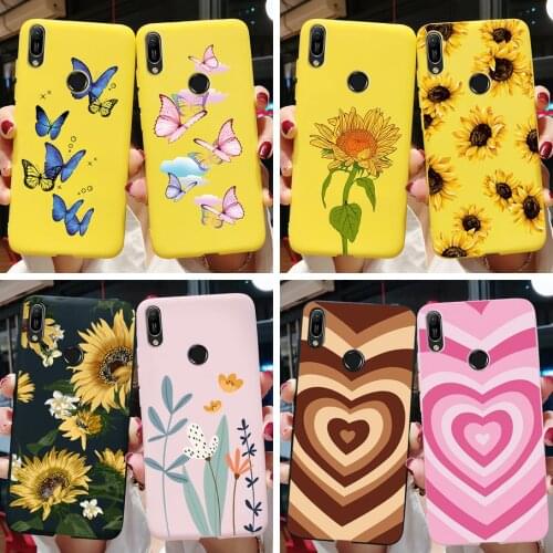 For Huawei Y6 2019 Case Shockproof Cute Silicone TPU Cover Soft Back Phone Case For Huawei Y6 2019 Y 6 Y6 Prime Pro 2019 Cases