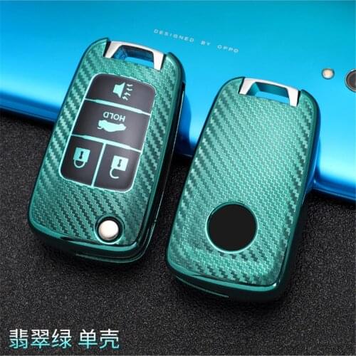 Carbon Fiber TPU Car Key Case Cover For Buick Chevrolet Cruze Opel Vauxhall Insignia Astra J Zafira C Mokka Encore Accessories