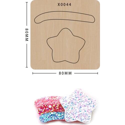 DIY Hairpin leather cutting dies Scrapbooking wooden die cut handmade crafts Making Decor Supplies Dies Template