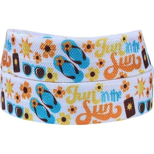 FLRA Elastic(100yards/lot) FLORA ribbons Free shipping wholesale flipflop fold over elastic